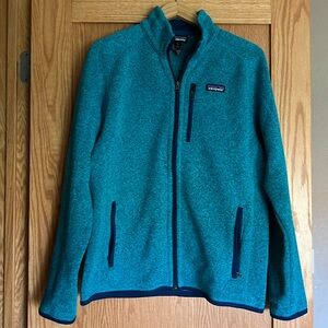 Patagonia  Better Sweater in Teal Blue 
Men’s M